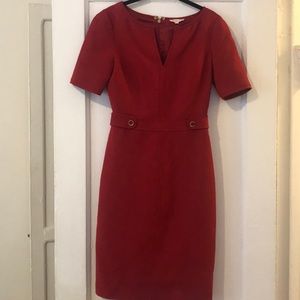 Tory Burch red knee length dress
